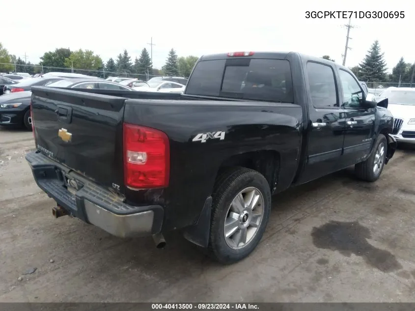 2013 Chevrolet Silverado 1500 Ltz VIN: 3GCPKTE71DG300695 Lot: 40413500