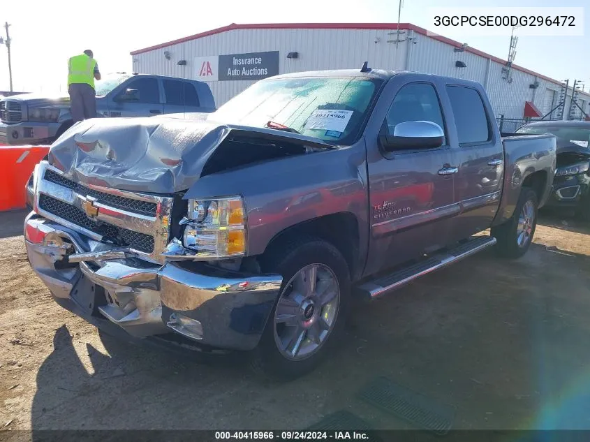 2013 Chevrolet Silverado C1500 Lt VIN: 3GCPCSE00DG296472 Lot: 40415966