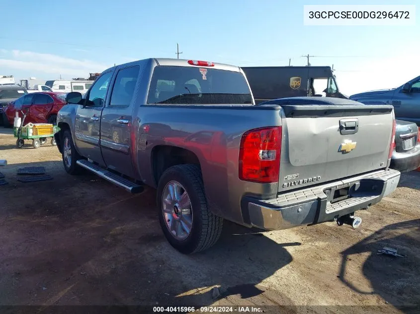 2013 Chevrolet Silverado C1500 Lt VIN: 3GCPCSE00DG296472 Lot: 40415966