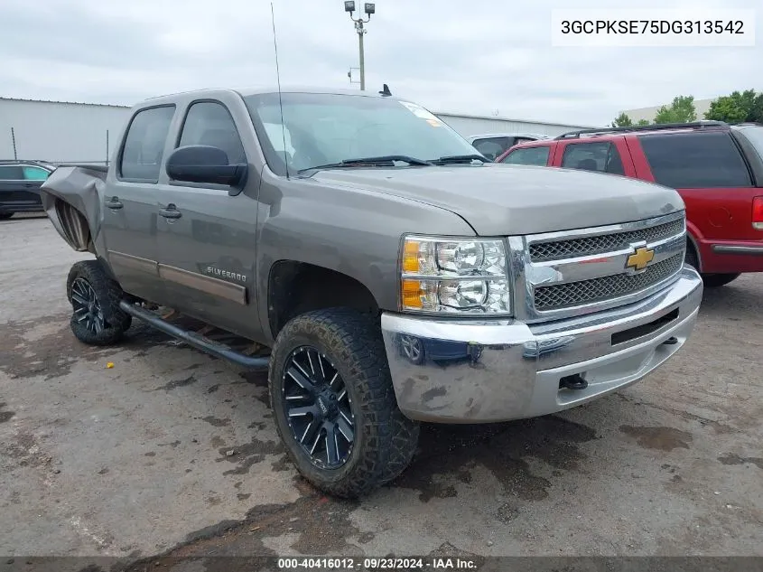 2013 Chevrolet Silverado 1500 Lt VIN: 3GCPKSE75DG313542 Lot: 40416012