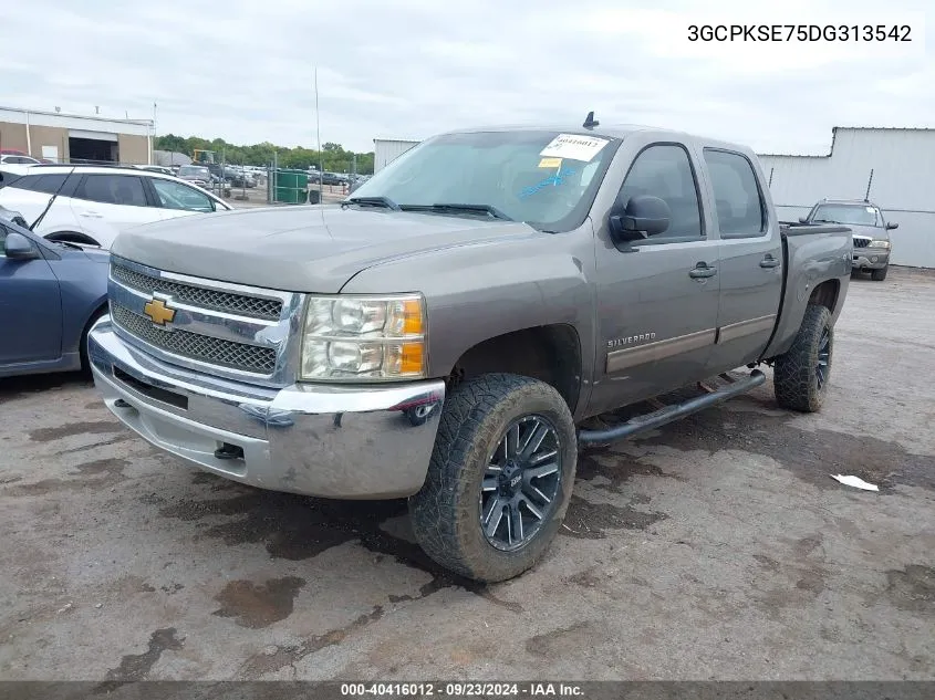 3GCPKSE75DG313542 2013 Chevrolet Silverado 1500 Lt