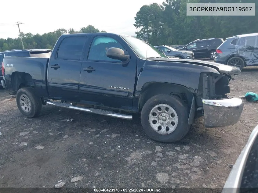 2013 Chevrolet Silverado 1500 Ls VIN: 3GCPKREA9DG119567 Lot: 40423170