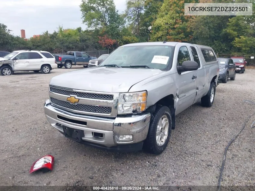 1GCRKSE72DZ322501 2013 Chevrolet Silverado 1500 Lt