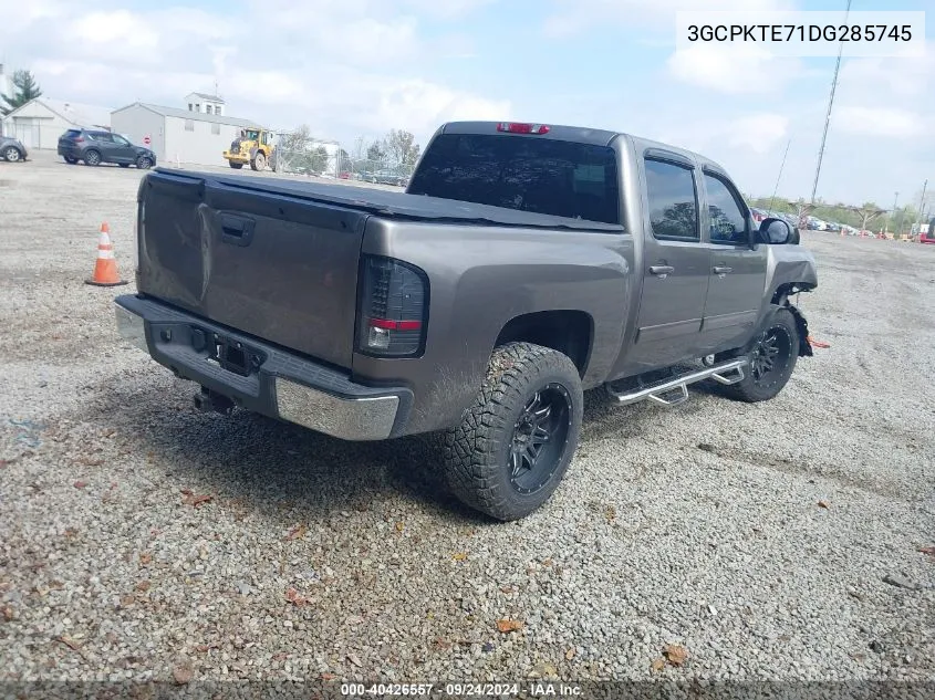 2013 Chevrolet Silverado 1500 Ltz VIN: 3GCPKTE71DG285745 Lot: 40426557