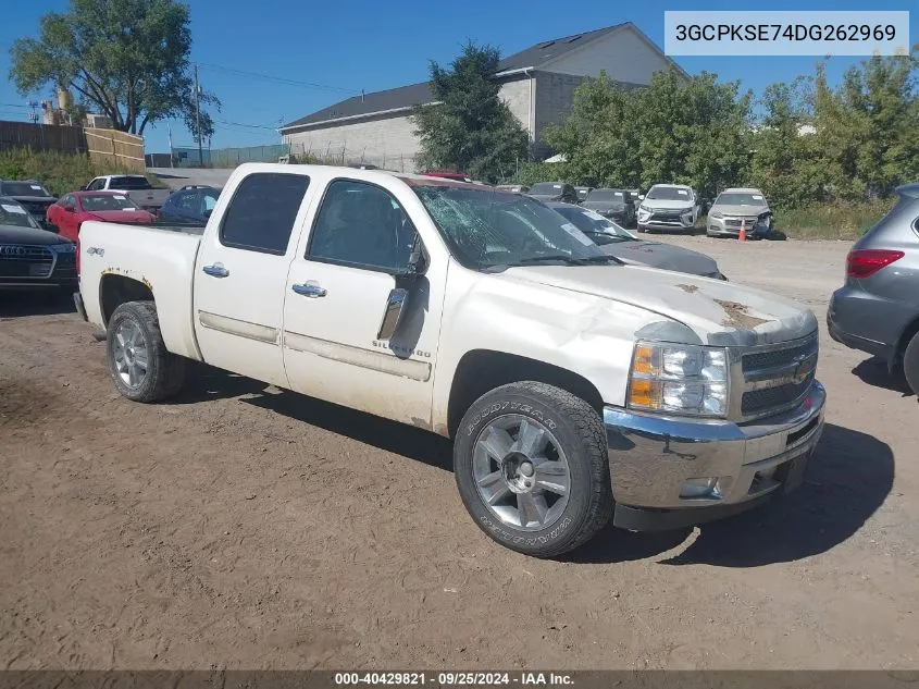 2013 Chevrolet Silverado 1500 Lt VIN: 3GCPKSE74DG262969 Lot: 40429821