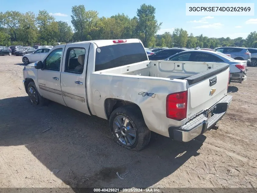 2013 Chevrolet Silverado 1500 Lt VIN: 3GCPKSE74DG262969 Lot: 40429821