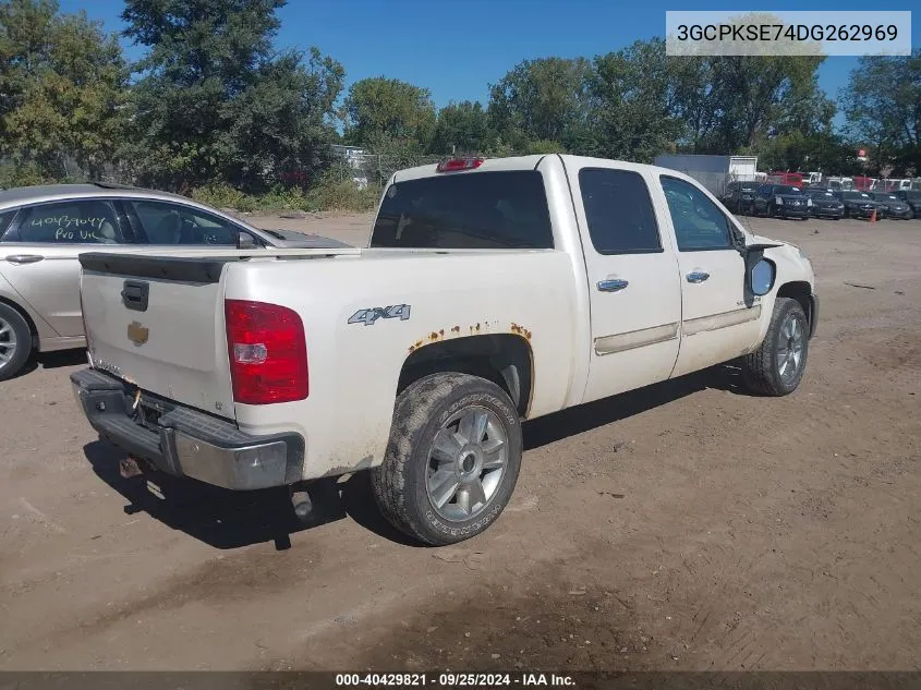 2013 Chevrolet Silverado 1500 Lt VIN: 3GCPKSE74DG262969 Lot: 40429821