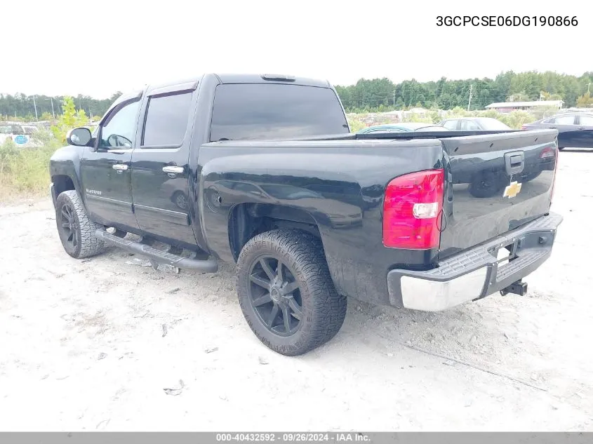 3GCPCSE06DG190866 2013 Chevrolet Silverado 1500 Lt