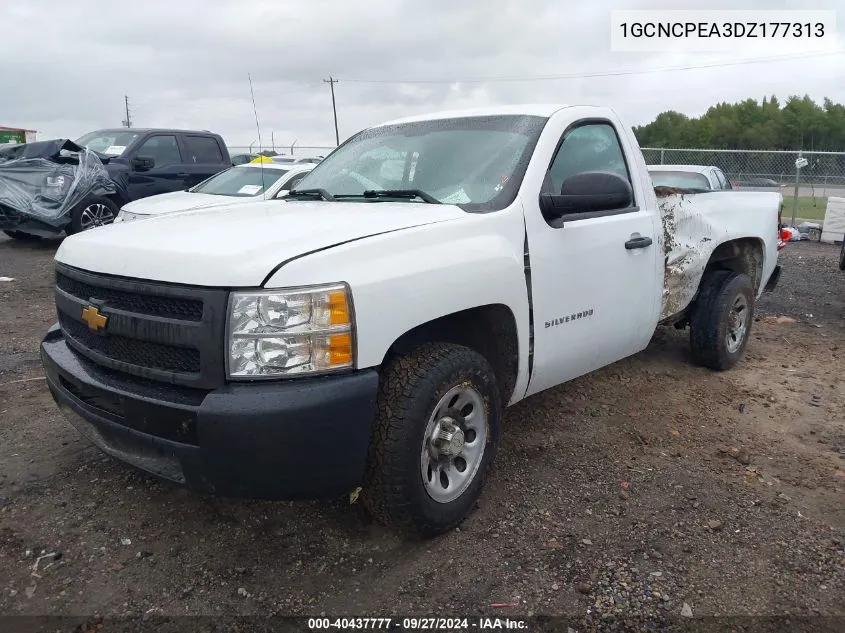 2013 Chevrolet Silverado 1500 Work Truck VIN: 1GCNCPEA3DZ177313 Lot: 40437777