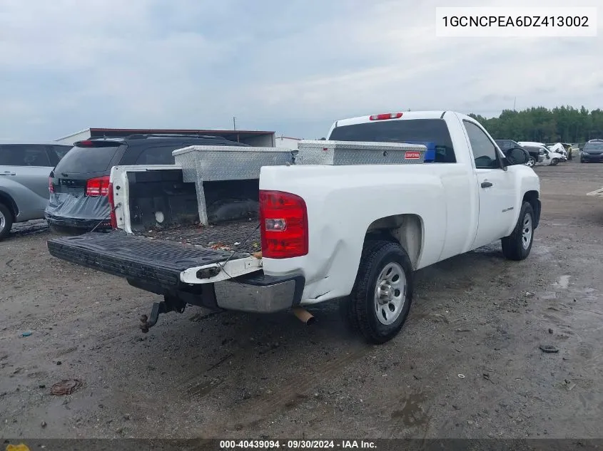 1GCNCPEA6DZ413002 2013 Chevrolet Silverado 1500 Work Truck