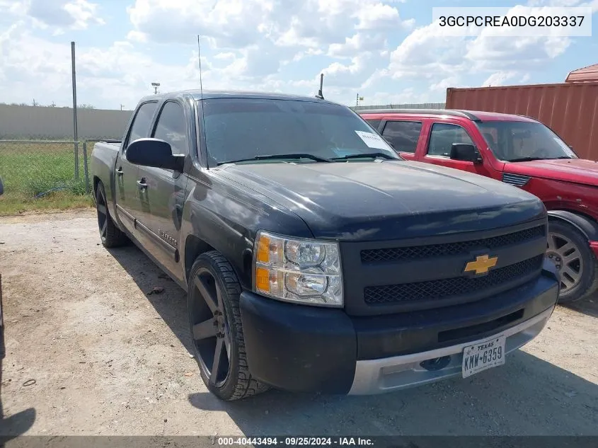 2013 Chevrolet Silverado 1500 Ls VIN: 3GCPCREA0DG203337 Lot: 40443494