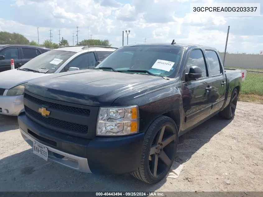 2013 Chevrolet Silverado 1500 Ls VIN: 3GCPCREA0DG203337 Lot: 40443494