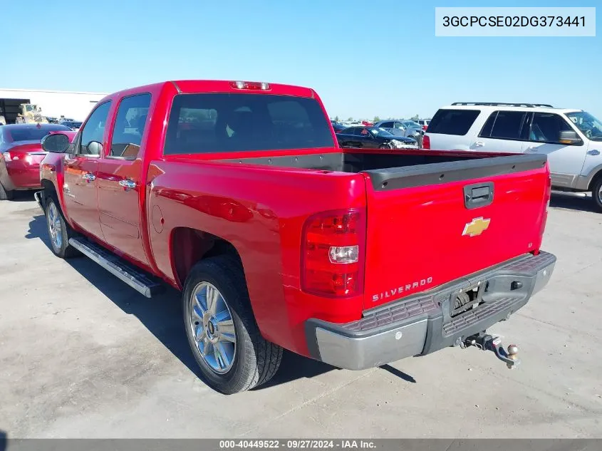 2013 Chevrolet Silverado 1500 Lt VIN: 3GCPCSE02DG373441 Lot: 40449522