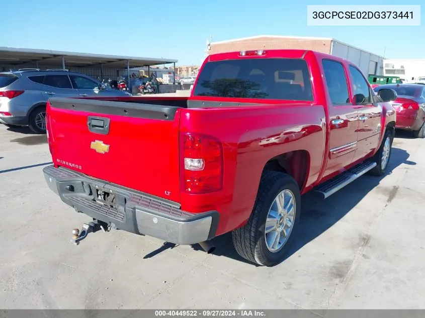 2013 Chevrolet Silverado 1500 Lt VIN: 3GCPCSE02DG373441 Lot: 40449522