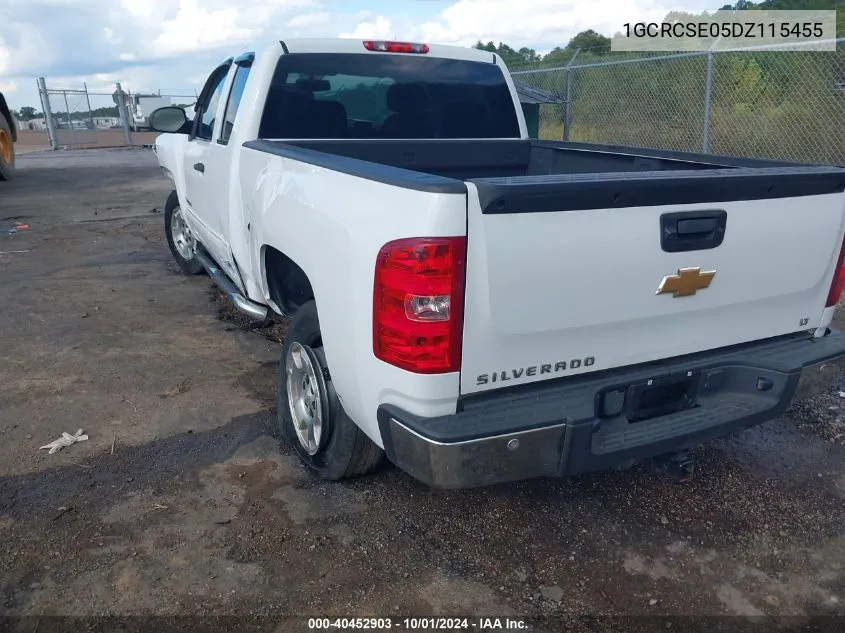 2013 Chevrolet Silverado 1500 Lt VIN: 1GCRCSE05DZ115455 Lot: 40452903