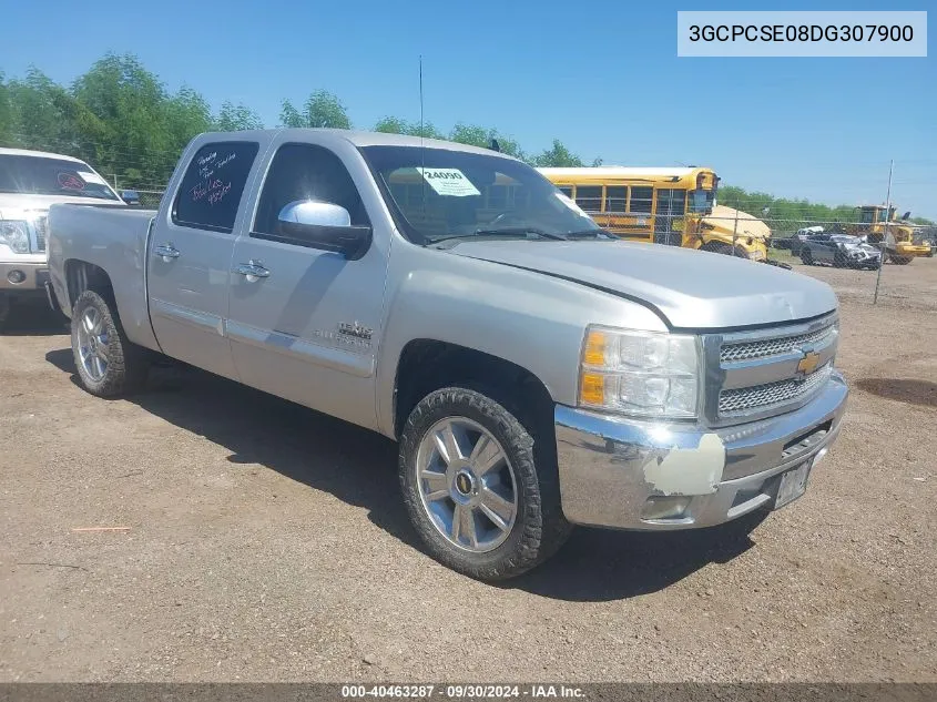 2013 Chevrolet Silverado C1500 Lt VIN: 3GCPCSE08DG307900 Lot: 40463287