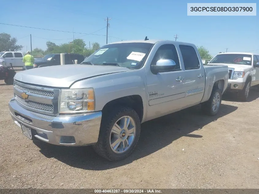 2013 Chevrolet Silverado C1500 Lt VIN: 3GCPCSE08DG307900 Lot: 40463287