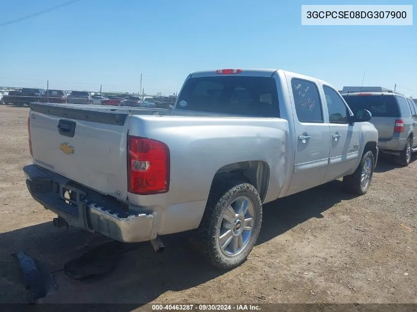 2013 Chevrolet Silverado C1500 Lt VIN: 3GCPCSE08DG307900 Lot: 40463287