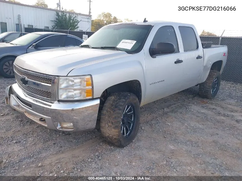 2013 Chevrolet Silverado 1500 Lt VIN: 3GCPKSE77DG216066 Lot: 40465125