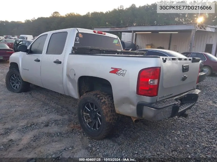 2013 Chevrolet Silverado 1500 Lt VIN: 3GCPKSE77DG216066 Lot: 40465125