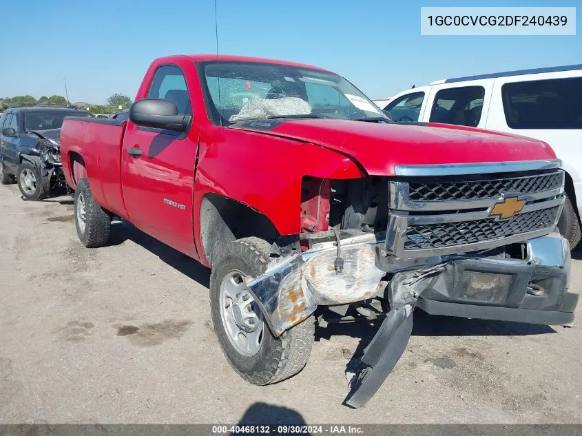 2013 Chevrolet Silverado C2500 Heavy Duty VIN: 1GC0CVCG2DF240439 Lot: 40468132