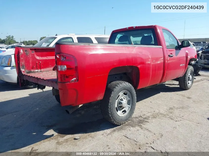 2013 Chevrolet Silverado C2500 Heavy Duty VIN: 1GC0CVCG2DF240439 Lot: 40468132