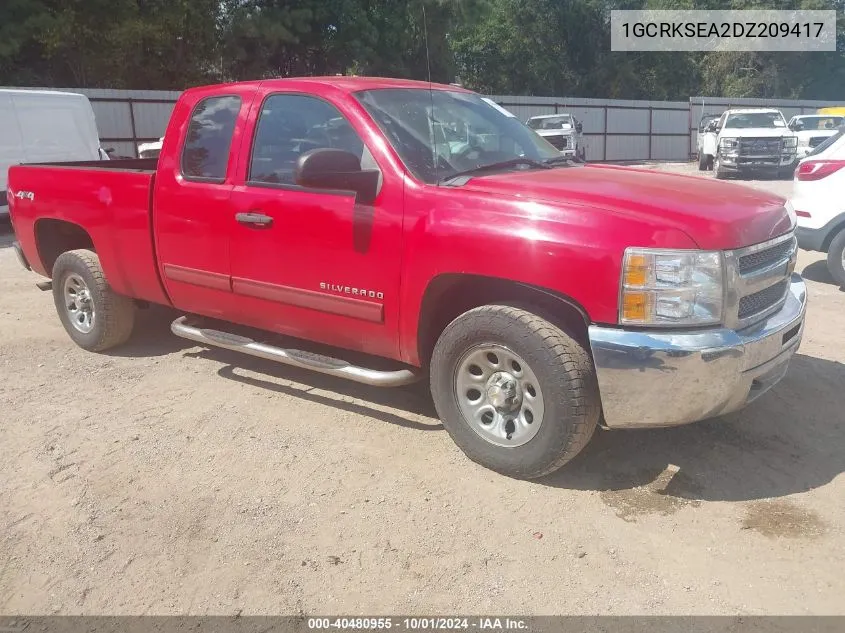 1GCRKSEA2DZ209417 2013 Chevrolet Silverado 1500 Lt