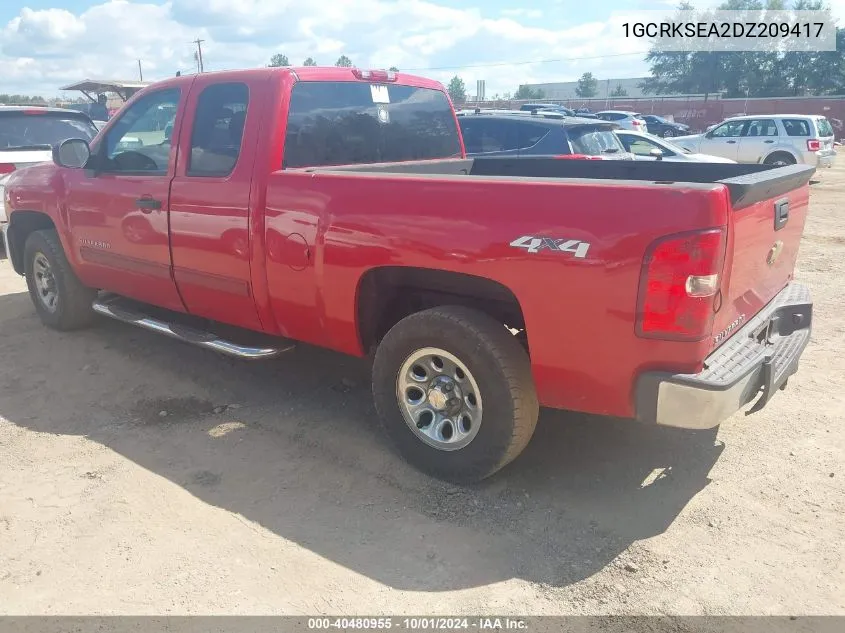 2013 Chevrolet Silverado 1500 Lt VIN: 1GCRKSEA2DZ209417 Lot: 40480955