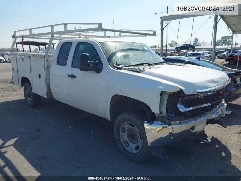 2013 Chevrolet Silverado C2500 Heavy Duty VIN: 1GB2CVCG4DZ412921 Lot: 40481474