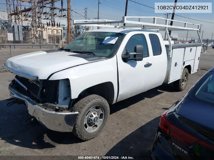 2013 Chevrolet Silverado C2500 Heavy Duty VIN: 1GB2CVCG4DZ412921 Lot: 40481474