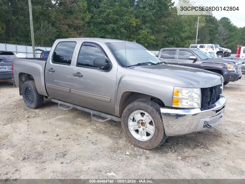 2013 Chevrolet Silverado 1500 Lt VIN: 3GCPCSE08DG142804 Lot: 40484760