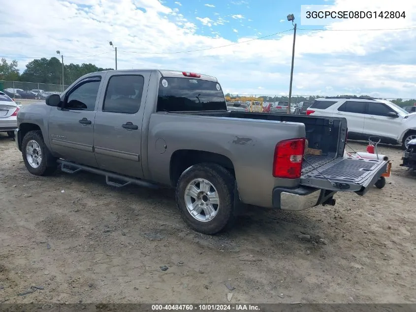 2013 Chevrolet Silverado 1500 Lt VIN: 3GCPCSE08DG142804 Lot: 40484760