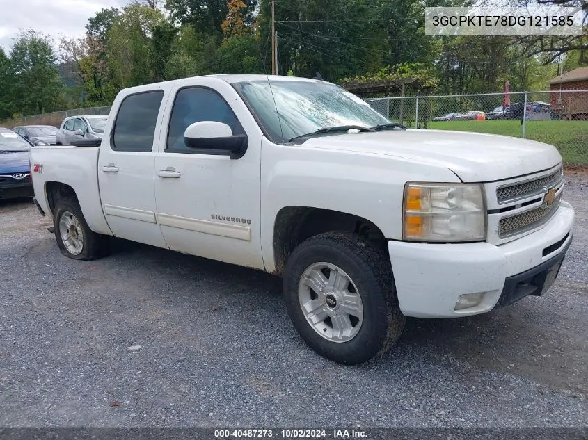 2013 Chevrolet Silverado 1500 Ltz VIN: 3GCPKTE78DG121585 Lot: 40487273