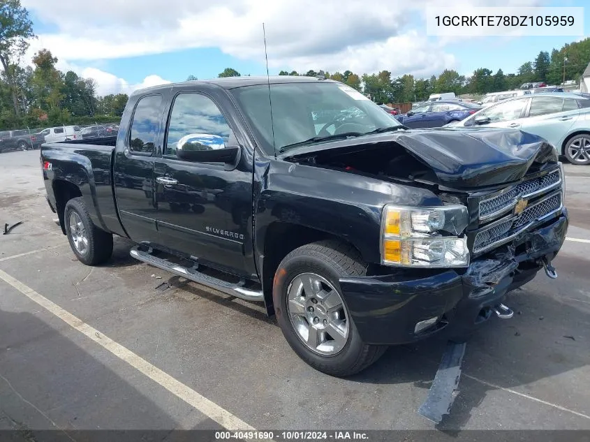 1GCRKTE78DZ105959 2013 Chevrolet Silverado 1500 Ltz