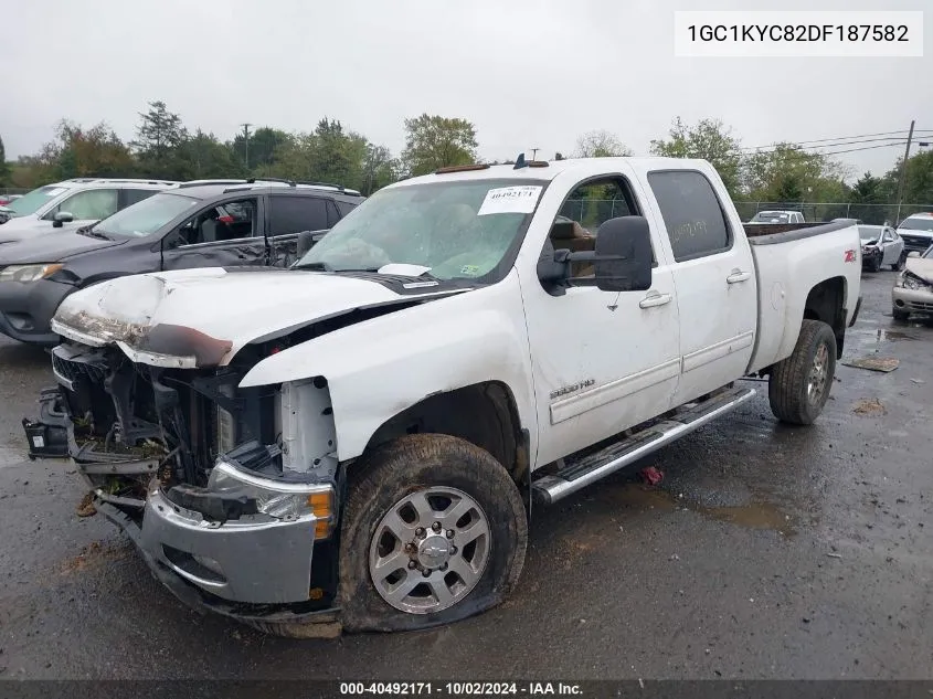 2013 Chevrolet Silverado 2500Hd Ltz VIN: 1GC1KYC82DF187582 Lot: 40492171