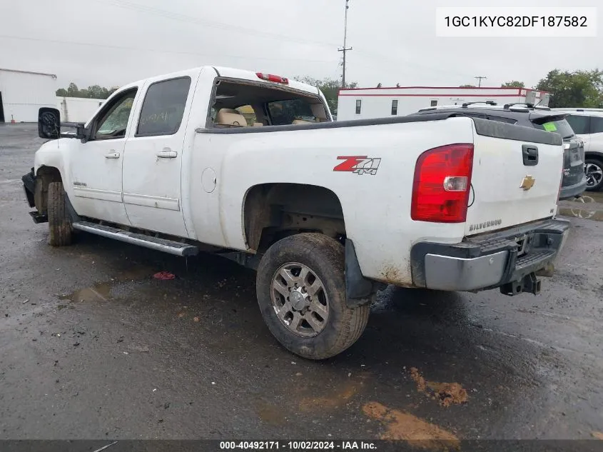 2013 Chevrolet Silverado 2500Hd Ltz VIN: 1GC1KYC82DF187582 Lot: 40492171