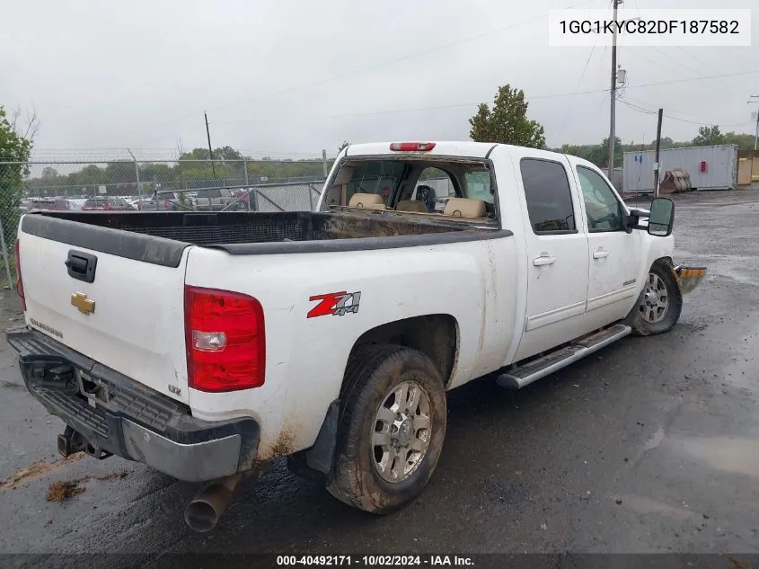 2013 Chevrolet Silverado 2500Hd Ltz VIN: 1GC1KYC82DF187582 Lot: 40492171