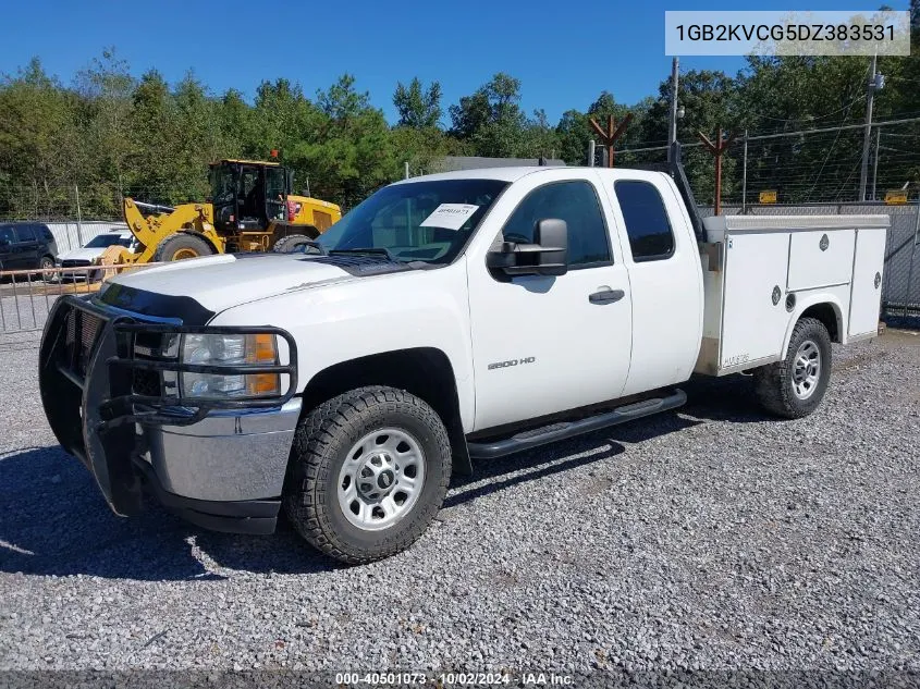 2013 Chevrolet Silverado 2500Hd Work Truck VIN: 1GB2KVCG5DZ383531 Lot: 40501073