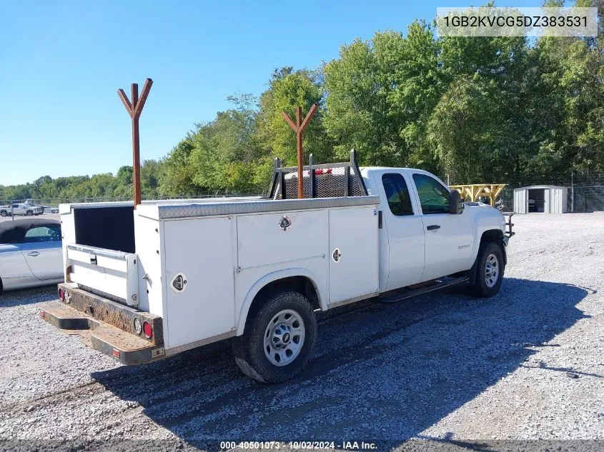 2013 Chevrolet Silverado 2500Hd Work Truck VIN: 1GB2KVCG5DZ383531 Lot: 40501073