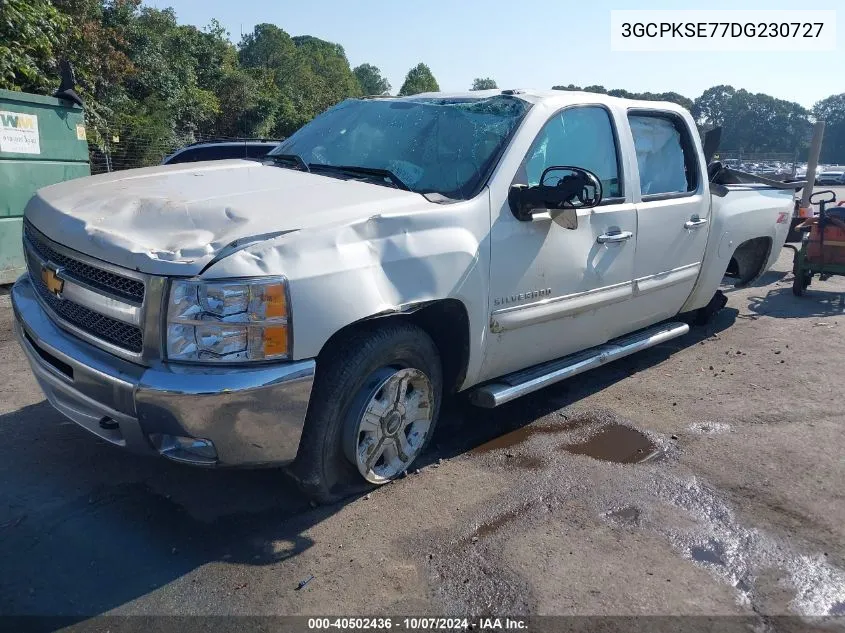 2013 Chevrolet Silverado 1500 Lt VIN: 3GCPKSE77DG230727 Lot: 40502436