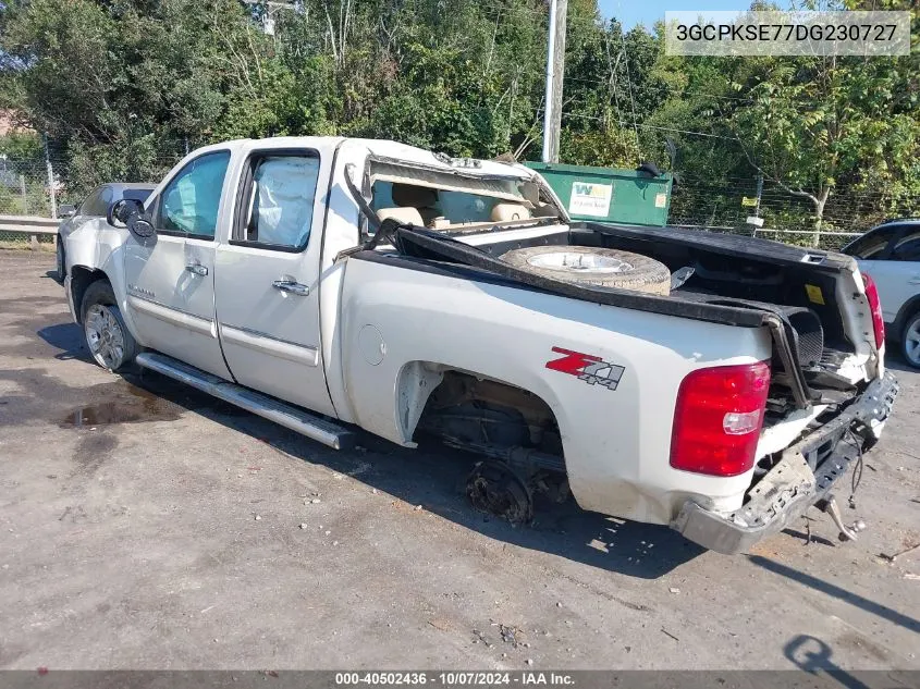 2013 Chevrolet Silverado 1500 Lt VIN: 3GCPKSE77DG230727 Lot: 40502436