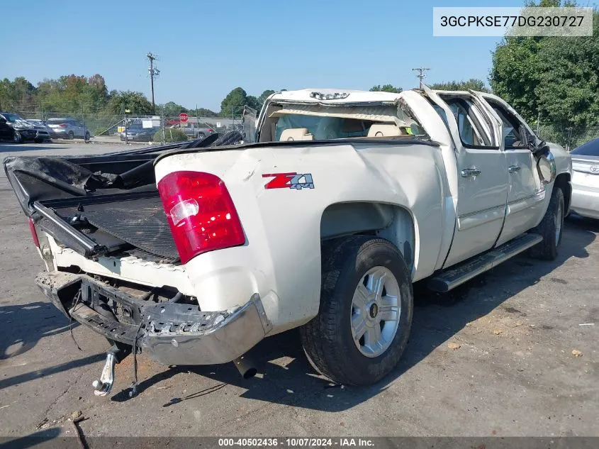 2013 Chevrolet Silverado 1500 Lt VIN: 3GCPKSE77DG230727 Lot: 40502436