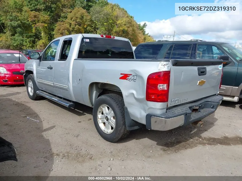 2013 Chevrolet Silverado 1500 Lt VIN: 1GCRKSE72DZ319310 Lot: 40502968