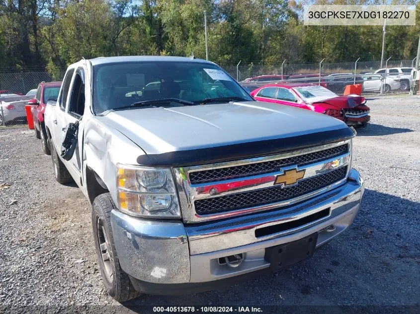 2013 Chevrolet Silverado 1500 Lt VIN: 3GCPKSE7XDG182270 Lot: 40513678