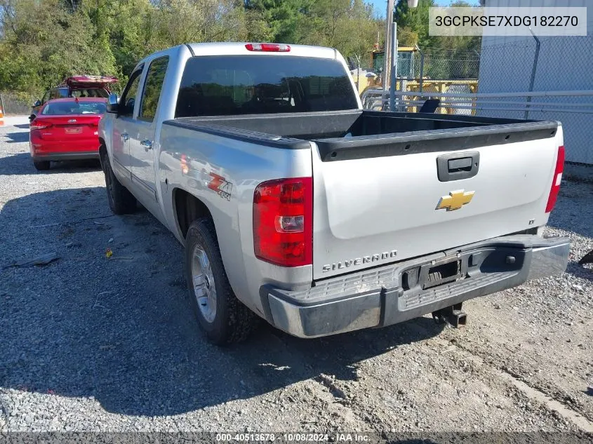 2013 Chevrolet Silverado 1500 Lt VIN: 3GCPKSE7XDG182270 Lot: 40513678