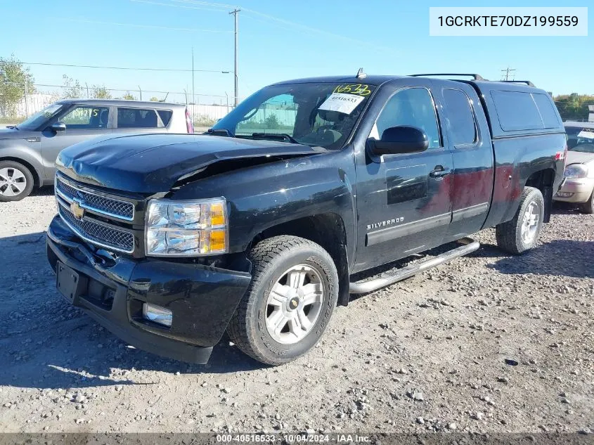 2013 Chevrolet Silverado 1500 Ltz VIN: 1GCRKTE70DZ199559 Lot: 40516533