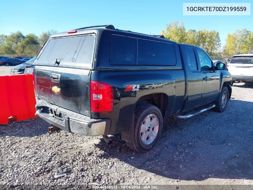 2013 Chevrolet Silverado 1500 Ltz VIN: 1GCRKTE70DZ199559 Lot: 40516533