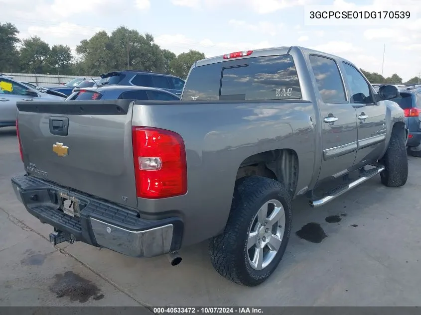 2013 Chevrolet Silverado 1500 Lt VIN: 3GCPCSE01DG170539 Lot: 40533472