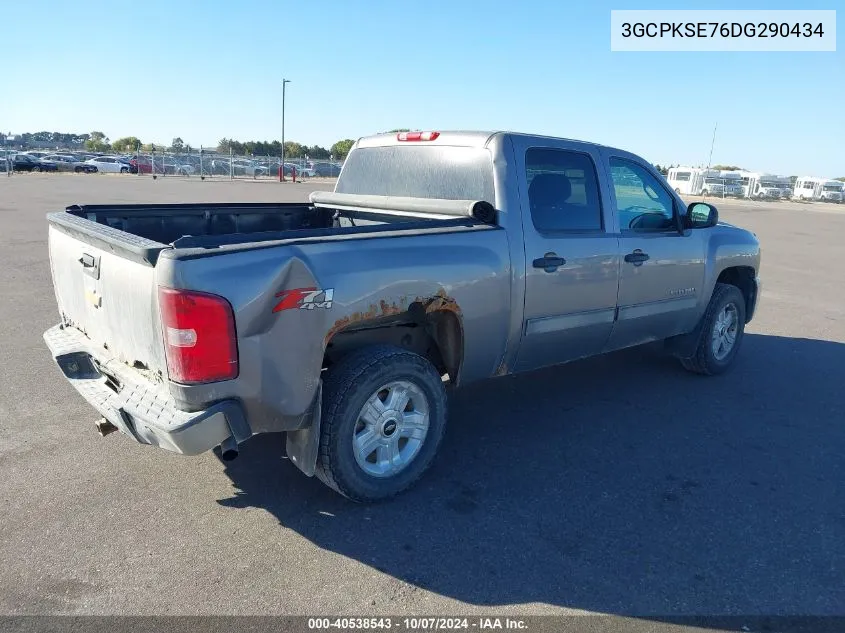 2013 Chevrolet Silverado 1500 Lt VIN: 3GCPKSE76DG290434 Lot: 40538543