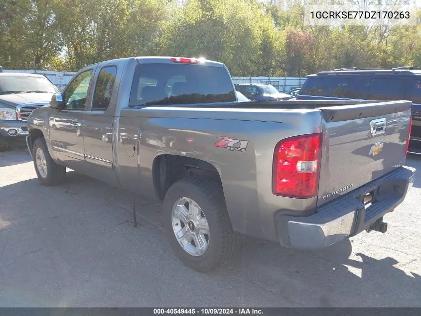 1GCRKSE77DZ170263 2013 Chevrolet Silverado K1500 Lt